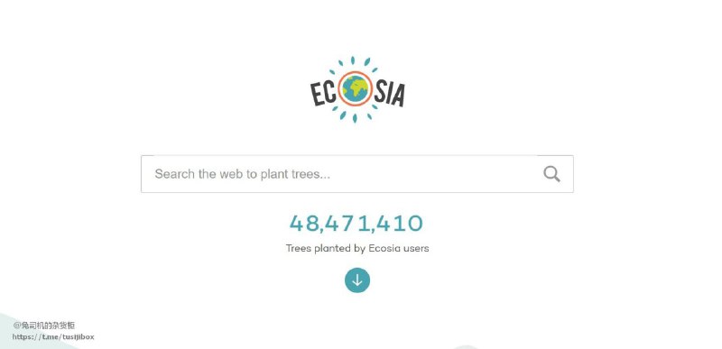 【Ecosia搜索】—如果担心Bing被404，那么就用它吧！1、Ecosia搜索引擎是由与Bing合作的非营利组织开发和运营的