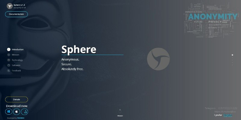 【Sphere #浏览器】—Tor浏览器外的另一种选择！1、Sphere Browser是另一种加密浏览器，可用于访问deepweb / darknet网站
