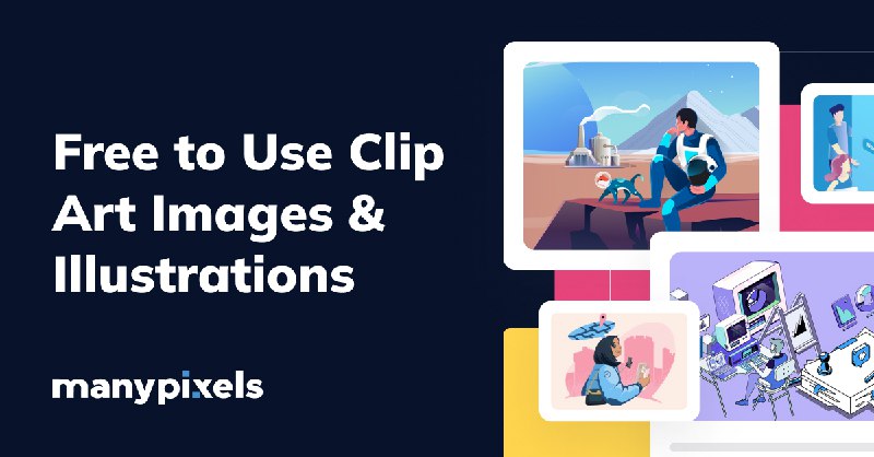 Free to Use Clip Art Images & Vector Illustrations | ManyPixels