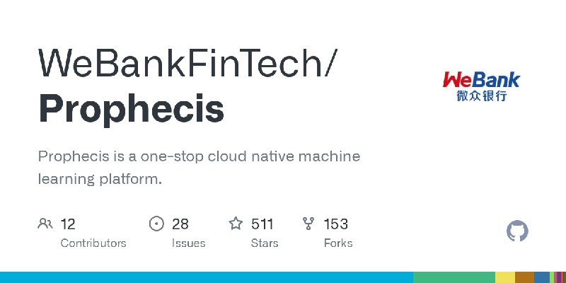 GitHub - WeBankFinTech/Prophecis: Prophecis is a one-stop cloud native machine learning platform.