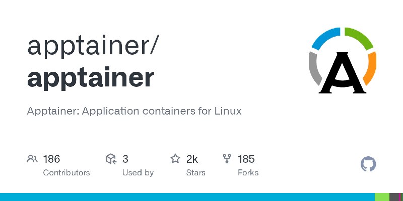 GitHub - apptainer/apptainer: Apptainer: Application containers for Linux