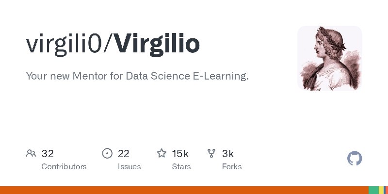 GitHub - virgili0/Virgilio: Your new Mentor for Data Science E-Learning.