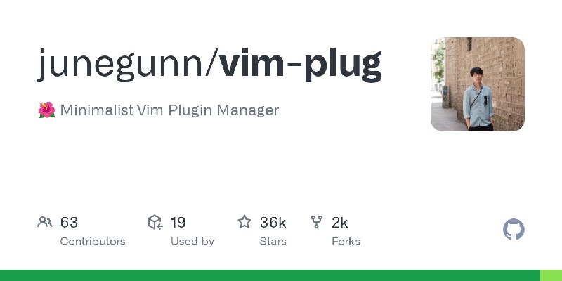 GitHub - junegunn/vim-plug: :hibiscus: Minimalist Vim Plugin Manager