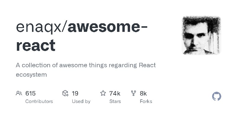 GitHub - enaqx/awesome-react: A collection of awesome things regarding React ecosystem