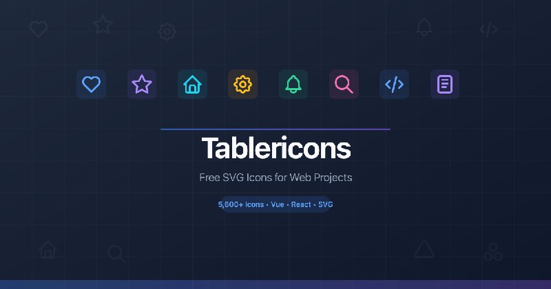 Tablericons - Free SVG Icons