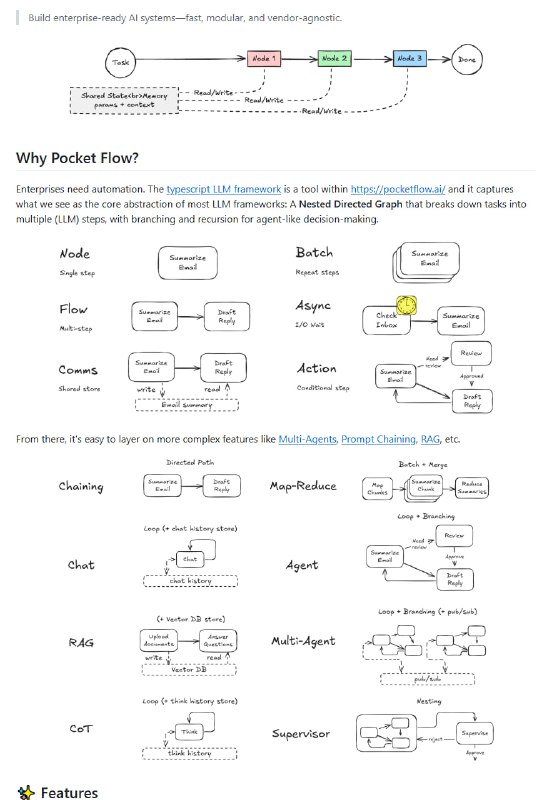 Pocket Flow Framework