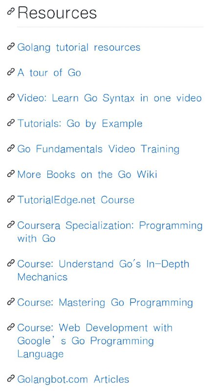 Awesome Go Books 这个repo收录了70+本go英文书籍，其中部分是免费的，另外还有10+个学习网站GoBooks | #电子书 #go语言