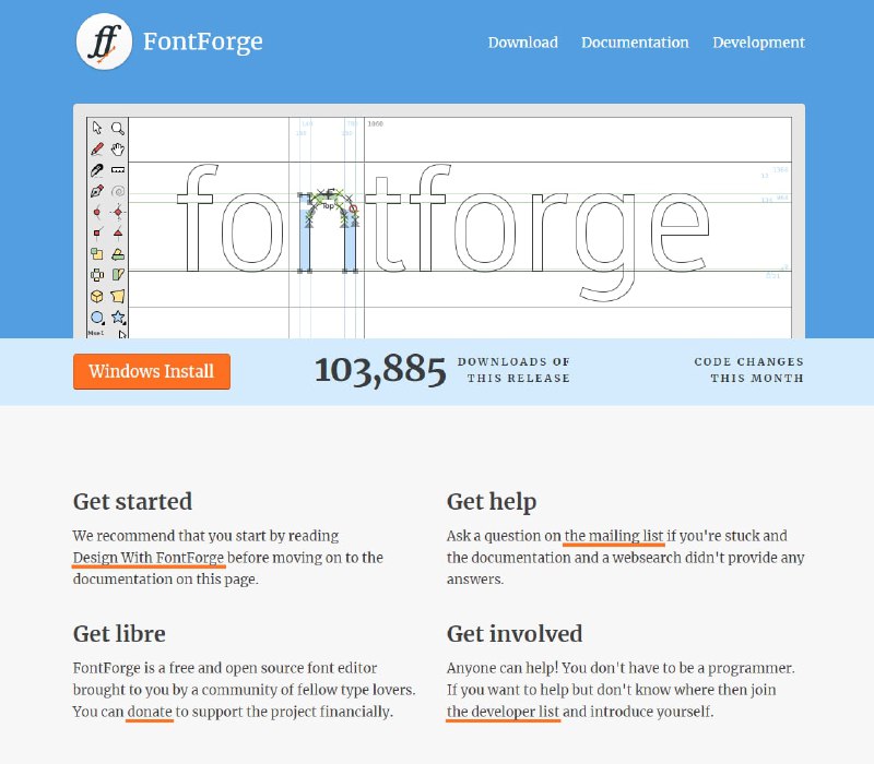 GitHub 上一个开源的跨平台字体编辑器