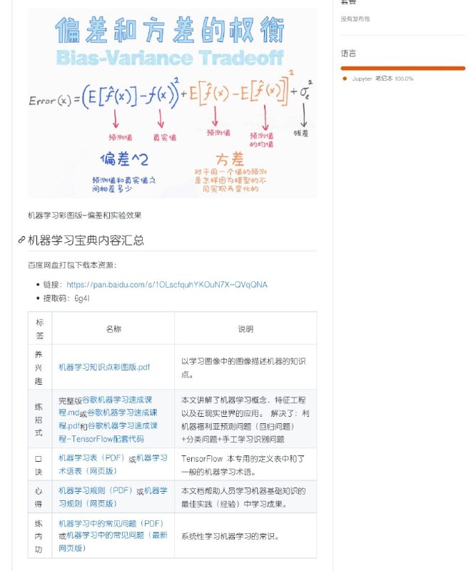《机器学习宝典》包含