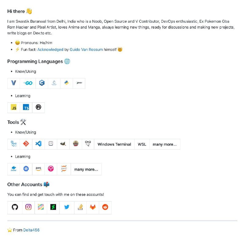 一份精心收集整理的个人页 README 模板列表，汇总了各种 README 玩法的案例，有简述型、代码型、动态实时型、表格型等风格一份精心收集整理的个人页 README 模板列表，汇总了各种 README 玩法的案例，有简述型、代码型、动态实时型、表格型等风格