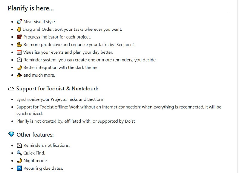 Linux 下高颜值任务管理器Planify，集成Todoist与Nextcloud同步，助力高效工作流程管理