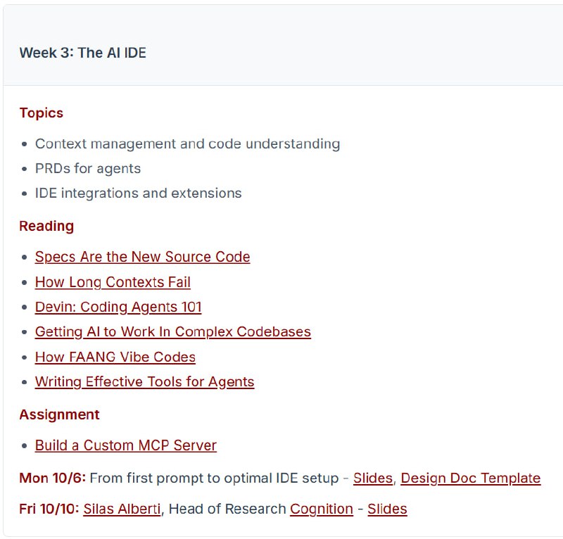 斯坦福新开设的一门教你如何利用LLM提高开发者的生产力的课程