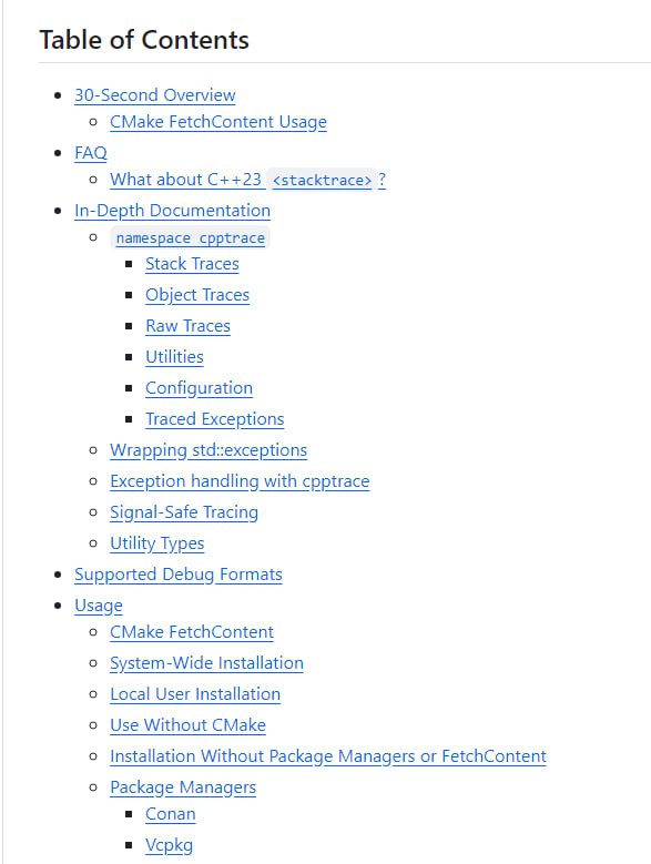 Cpptrace