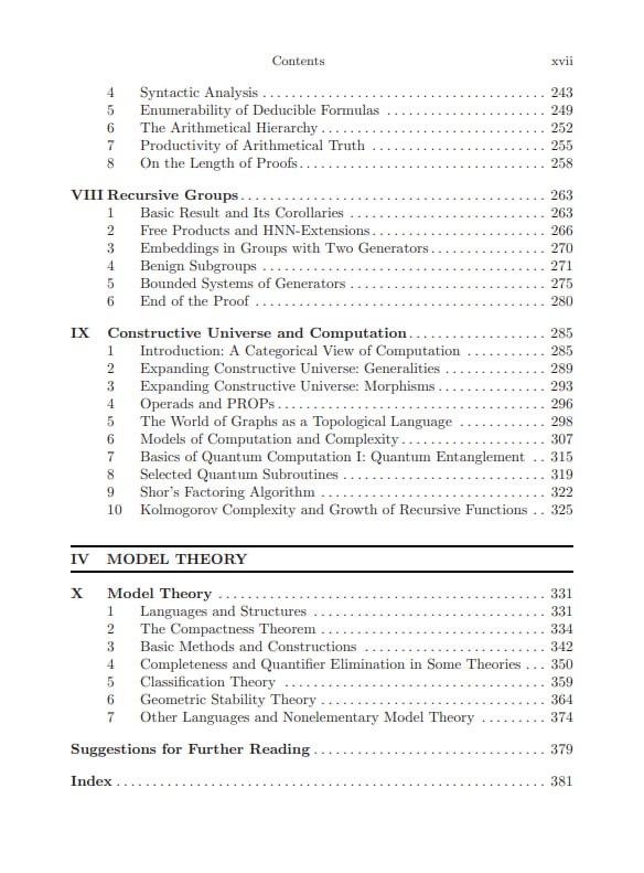 俄罗斯数学家尤里·马宁的著作《数学家的数学逻辑课程》英文版第二版现在面向公众免费开放了 | #电子书本书是为数学家提供的一本高级的数学逻辑教科书，涵盖了数学逻辑的重要发现，如连续统假设的独立性、可数集的丢番图性质以及一些古老问题的算法不可解性