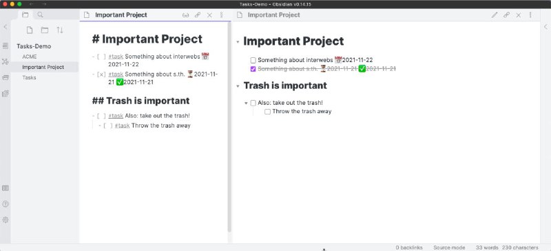 Obsidian Tasks
