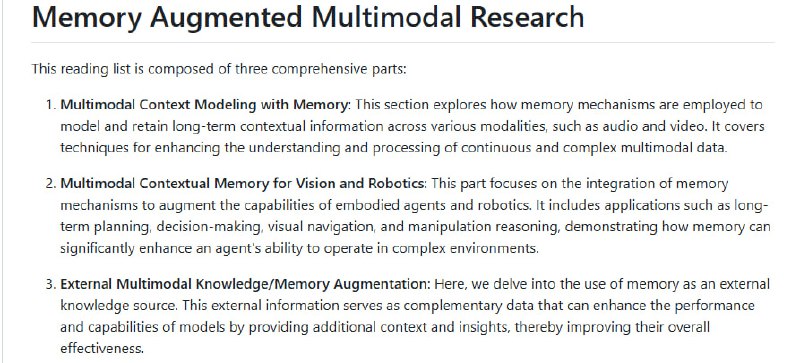 Awesome-Multimodal-Memory