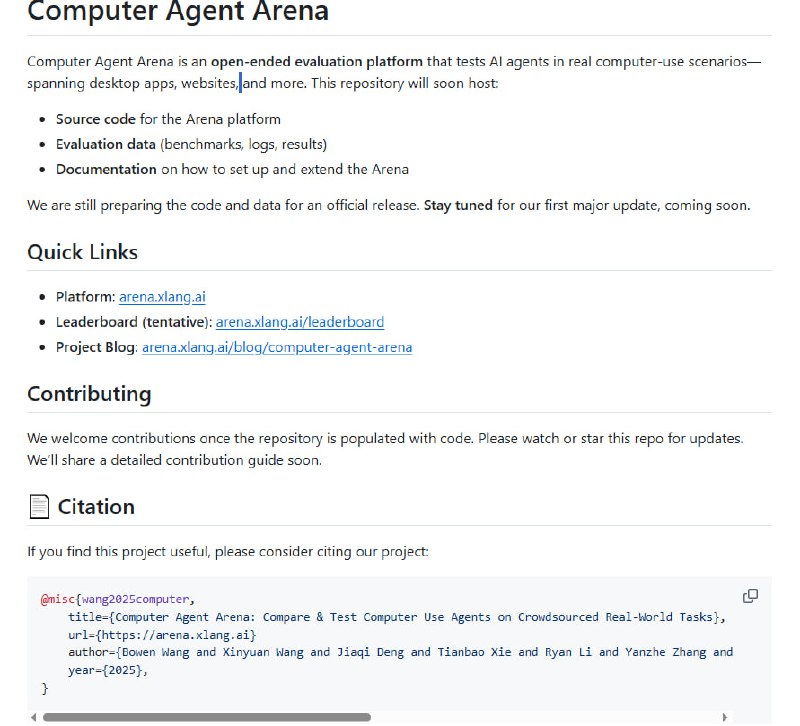 Computer Agent Arena
