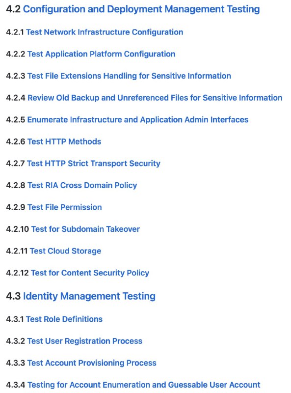 一份开源的《Web安全测试指南》，可用于测试与检查 #Web 项目的安全性，便于对漏洞作出及时防护