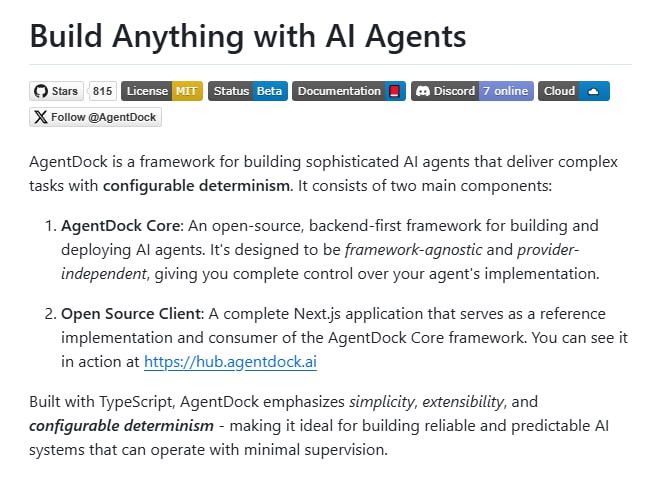 AgentDock