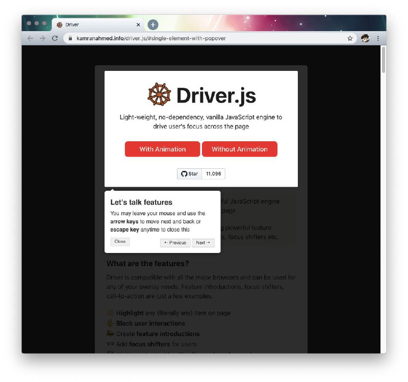  driver.js 和上面那个类似 driver.js 和上面那个类似