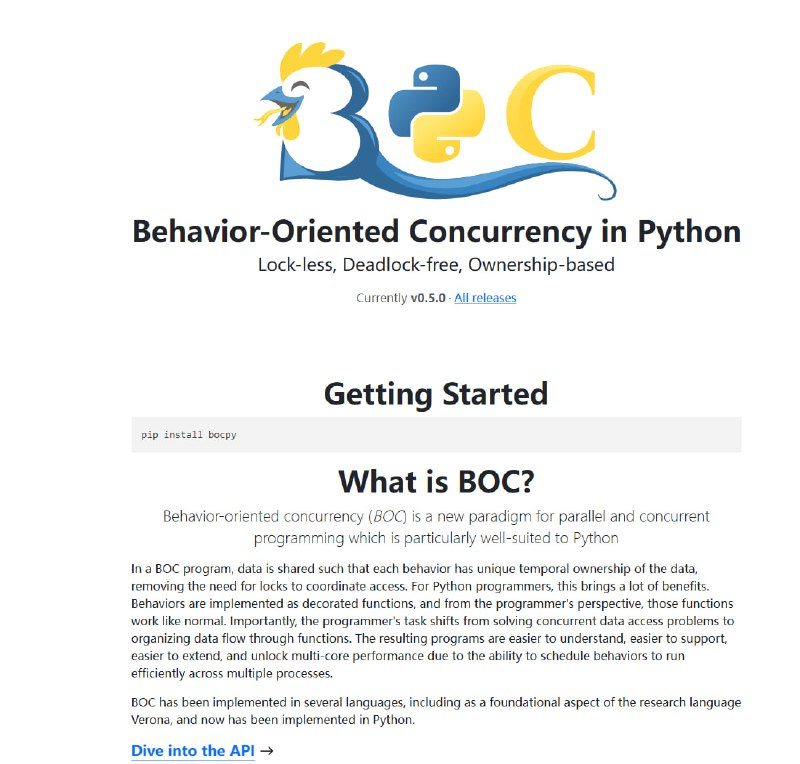 微软提出了一种面向行为的并发（BOC）编程范式，尤其适合 Python