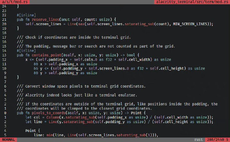 一个现代终端模拟器，通过与其他应用程序集成，它可以提供了一组灵活的高性能特性