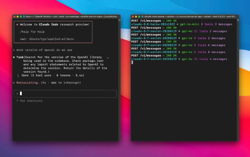 Claude Code OpenAI