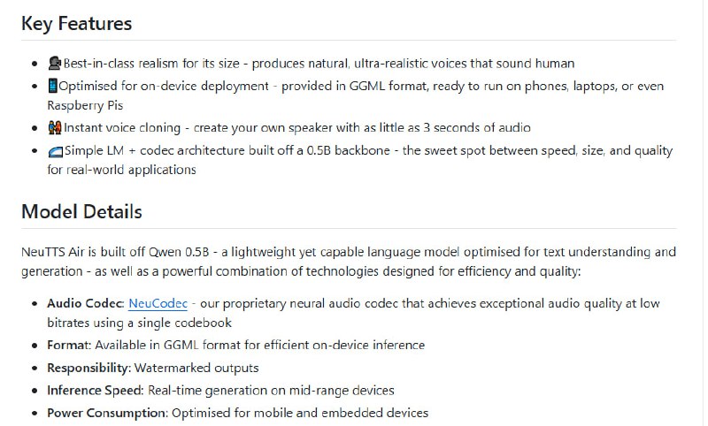 语音合成模型往往需要联网调用API，延迟高且隐私难保障