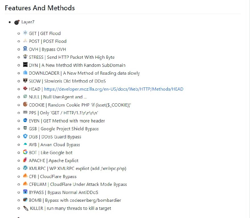 MHDDoS，一个具有51种攻击方法的 Python3 DDoS 开源  #脚本MHDDoS，一个具有51种攻击方法的 Python3 DDoS 开源  #脚本