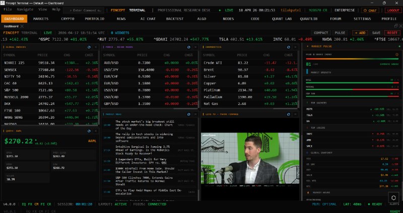 金融分析常常需要同时打开多个软件，数据源工具抓取行情，Excel建模计算，TradingView画K线图，聊天工具交流观点，来回切换效率低下