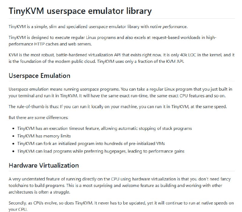 TinyKVM