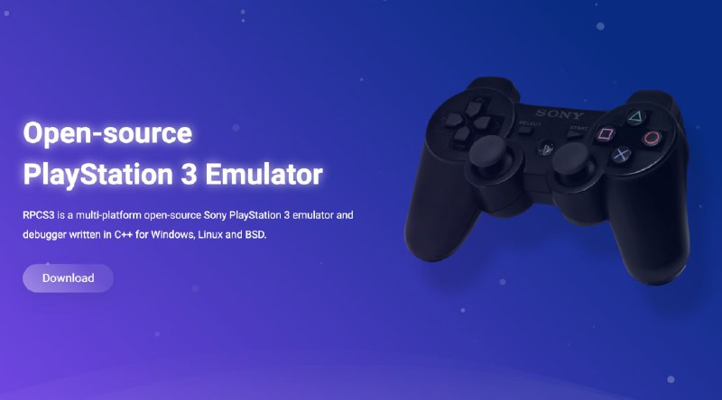RPCS3，一款开源的索尼 PS3 模拟器与调试工具，支持在 Windows、Linux 及 BSD 系统上运行 PS3 #游戏
