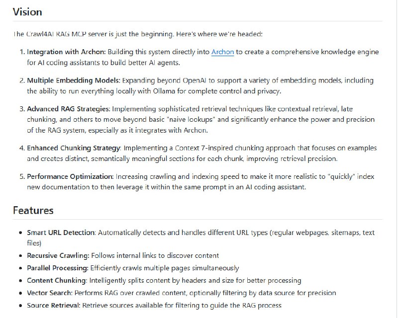 Crawl4AI RAG MCP Server