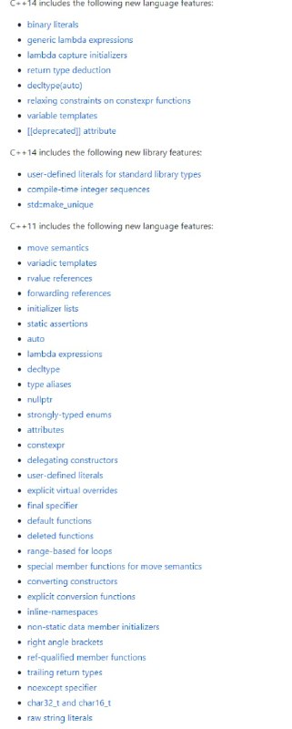 现代C++语言/库特性速查(C++20/17/14/11)  #c++现代C++语言/库特性速查(C++20/17/14/11)  #c++