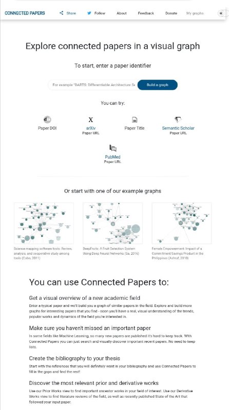 #论文 #可视化 #工具 connected papers 使用指南