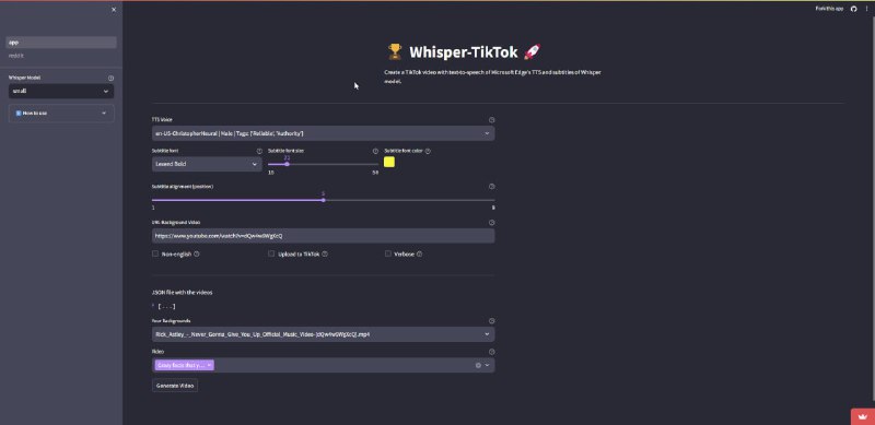 Introducing Whisper-TikTok
