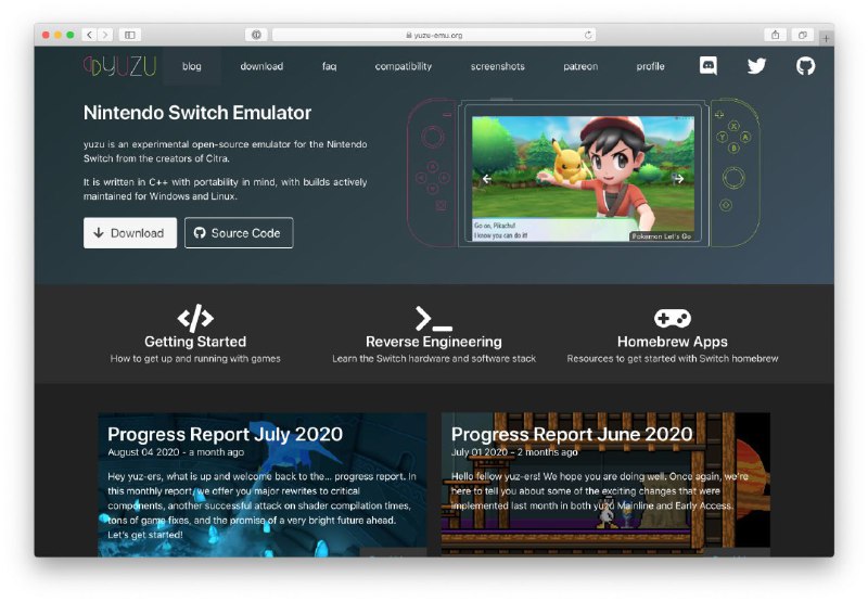 一款免费开源的任天堂 Switch #模拟器 yuzu