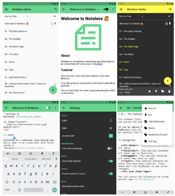Noteless，一款开源的 Markdown 安卓编辑器，支持语法高亮、多主题、全文搜索、附件嵌入及多种主流公式图标Noteless，一款开源的 Markdown 安卓编辑器，支持语法高亮、多主题、全文搜索、附件嵌入及多种主流公式图标