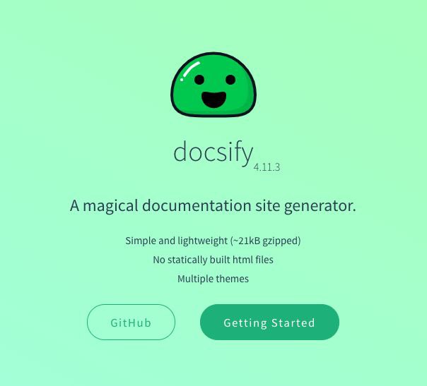 docsify 是一个轻量级的文档网站生成 #工具 ，特点是不会将 .md 转成 .html 文件，所有转换工作都是在运行时进行