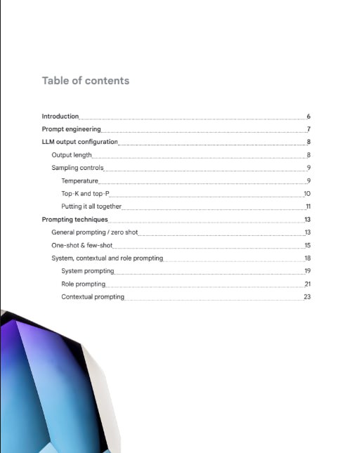 详细介绍了如何通过 Prompt Engineering 来优化大型语言模型（LLM）的输出，包括 LLM 输出配置、输出长度控制、采样控制、温度参数、Top-K 和 Top-P 策略、以及整合这些技术