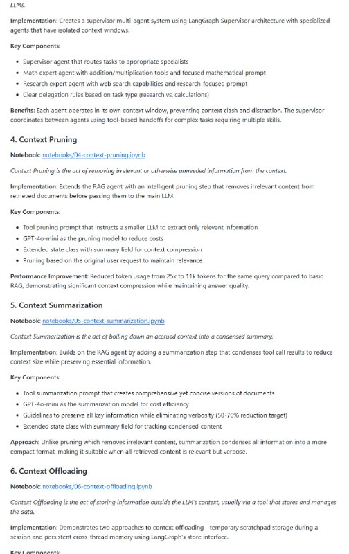 如何有效解决长上下文挑战？Drew Breunig 提出6大策略，结合 LangGraph 框架实现，助力提升 LLM 在复杂任务中的表现与稳定性