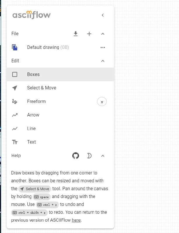 ASCIIFlow ASCII流程图 #工具