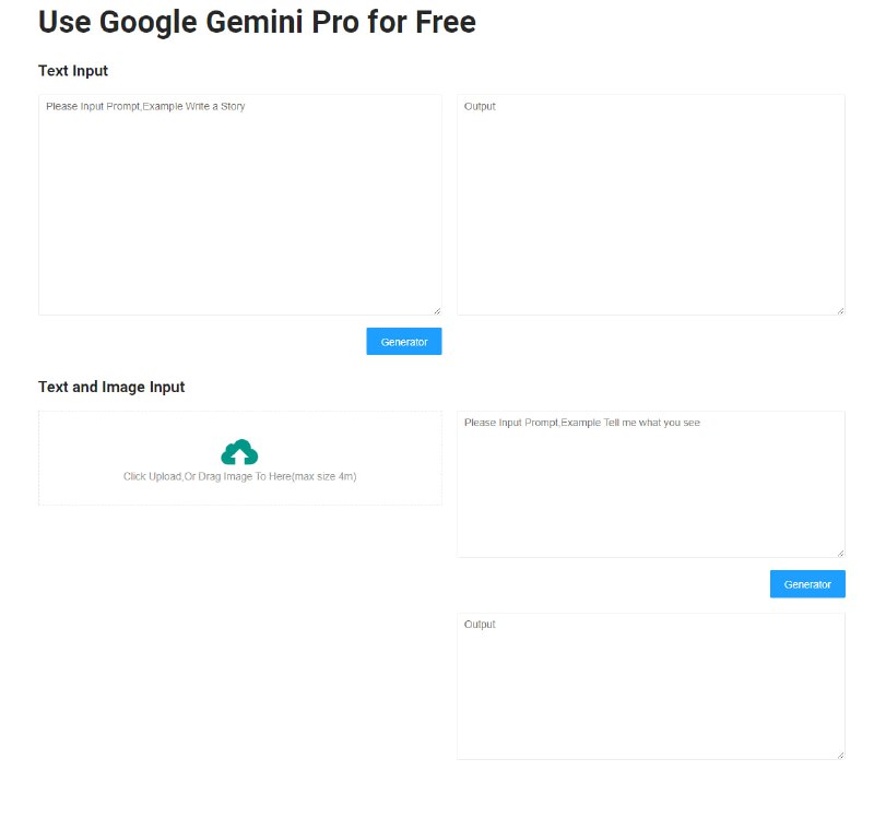 Google Gemini Pro免费试用