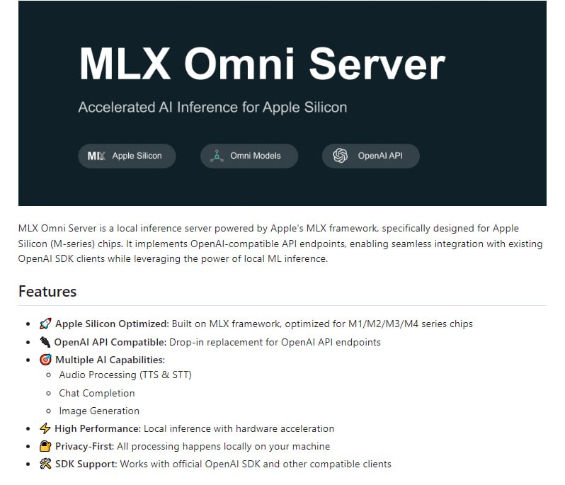 MLX Omni Server