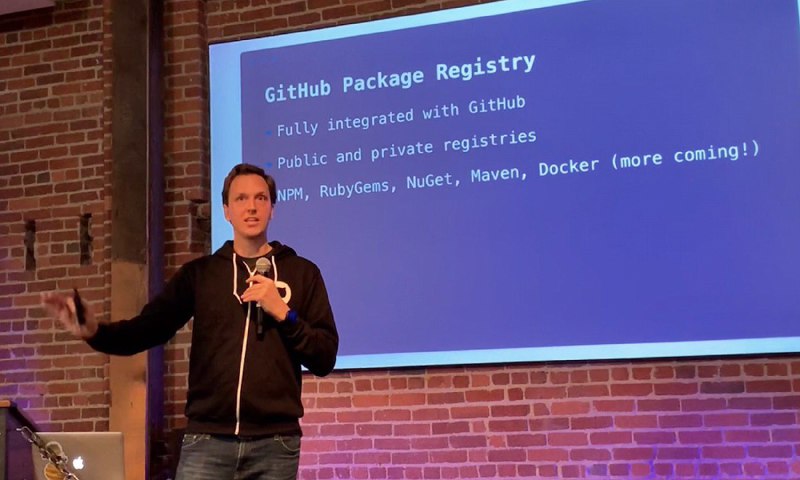 GitHub Package RegistryGitHub 宣布推出 Package Registry 服务，公开测试阶段期间，将支持 npm packages, Ruby Gems, Maven, NuGet 以及 Docker 镜像的一站式托管