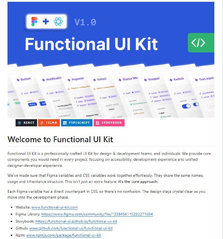 Functional UI Kit