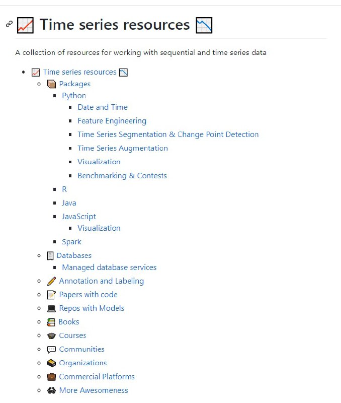 Time series resources， 时间序列相关的学习资源整理