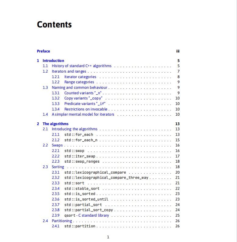 标准 C++ 算法指南完整版覆盖了该书所有相关的 LaTeX 与代码示例讲解，帮助大家更好的学习与总结
