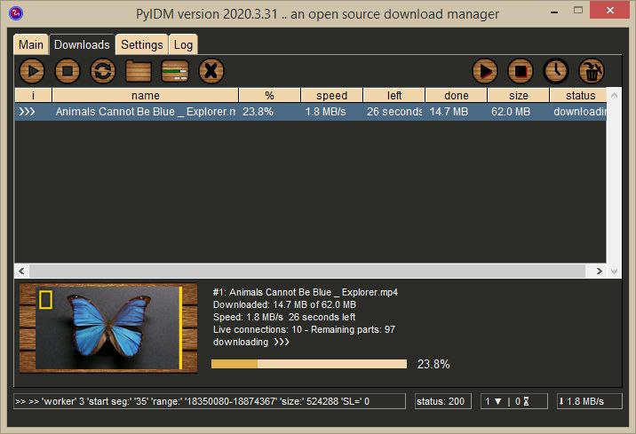 超级下载器PyIDM IDM的Python开源替代方案