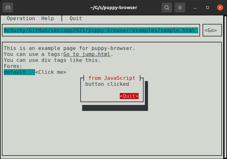 Puppy Browser